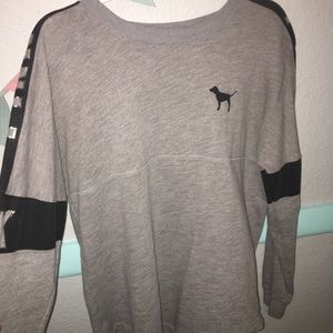 PINK - long sleeve light crew long sleeve